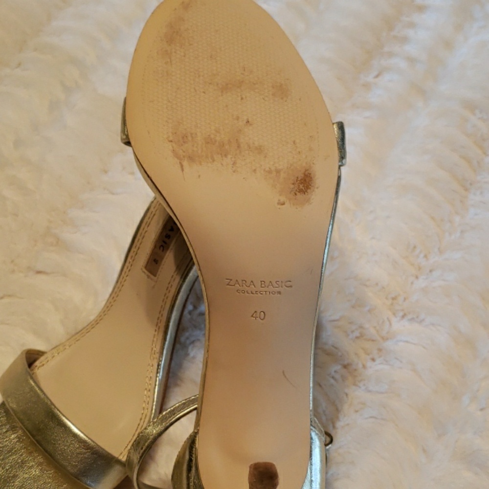 Zara basics metallic heels - Picture 5 of 5